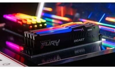 Модуль памяти DDR5 DIMM 16Gb DDR6000 Kingston FURY Beast RGB (KF560C40BBA-16)