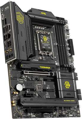 Материнская плата MSI MAG B860 TOMAHAWK WIFI B860, LGA1851, 4*DDR5, 2*PCIEx16, 1*PCIEx1, 3*M.2, 3*TypeC, 4*USB3.2Gen2, 2*USB3.2Gen1, 8*USB2.0, 4*SATA3.0, 5G, Type-C(DP), DP, HDMI, ATX, RTL