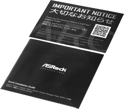 Видеокарта ASRock Intel Arc A310 4Gb DDR6 PCI-E HDMI, DP