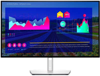 Монитор 27" DELL UltraSharp U2722D IPS WQHD HDMI, DP, USB Type-C USB-Hub серебристый