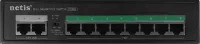 Коммутатор Netis P110GC (L2) 10x1Гбит/с 8PoE+ 100W неуправляемый