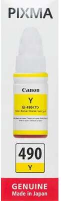 Canon 0666C001 Чернила Canon GI-490 Y (yellow), 70 мл