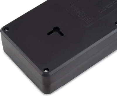 Сетевой фильтр Ippon BK-8-EU-5-10-B, 8-розеток, 5 м, черный