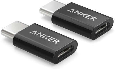 Переходник Anker USB-С to Micro USB (2 шт. в комплекте) [B8174011]