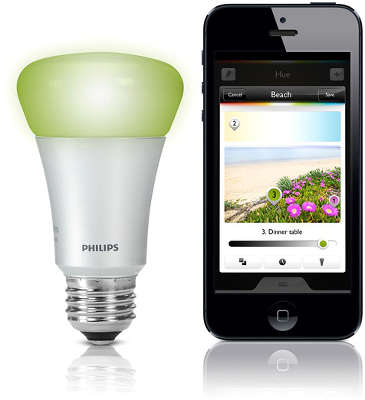 Лампы Philips Hue Connected Bulb - Starter Pack, управляемые через iPhone/iPad [426353]
