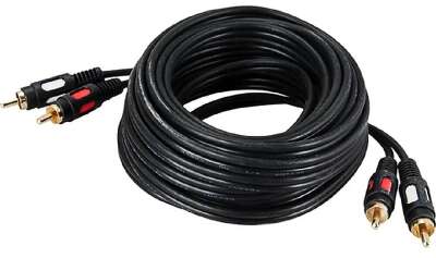 Rexant (17-0148) Шнур 2RCA Plug - 2RCA Plug  10М  (GOLD)  