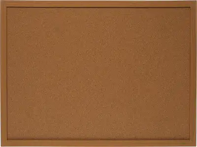 Доска пробковая Cactus CS-CWBD-45X60 пробковая коричневый 45x60см деревянная рама пробка