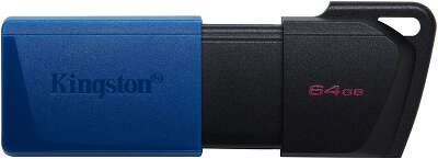 Модуль памяти USB3.2 Kingston DT Exodia M 64 ГБ [DTXM/64GB], черно-синий