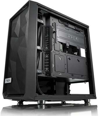 Корпус Fractal Design Meshify C Mini Black, черный, mATX, Без БП (FD-CA-MESH-C-MINI-BKO-TGD)