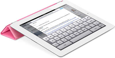 Полиуретановый чехол Apple Smart Cover для iPad 2/3/4, Pink [MD308]