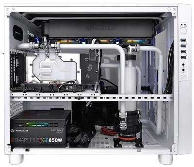 Корпус Thermaltake Core X5 Tempered Glass Snow Edition, белый, ATX, Без БП (CA-1E8-00M6WN-00)