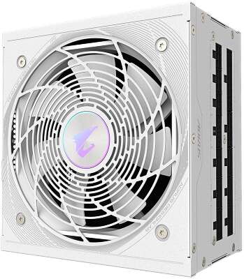 Блок питания ПК Gigabyte AE850PM PG5 ICE 850W, 80Plus, Platinum, Полностью модульный, PCIe Gen 5.1, ATX 3.0 compatible. 28200-AE85W-1EUR