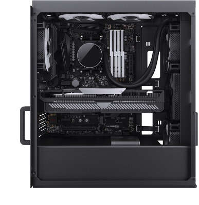 Корпус JONSBO U6, черный, ATX, Без БП (U6 Black)
