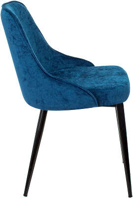 Стул для дома Бюрократ KF-5_2 комплект 2шт т.синий Velvet 29 металл черный на ножках (KF-5/VELV29_2)