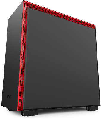 Корпус NZXT H710i Black/red, черный, ATX, Без БП (CA-H710I-BR)
