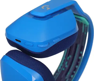 Наушники с микрофоном Logitech G733 Lightspeed синий накладные Radio оголовье (981-000945)