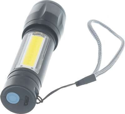 Фонарь КОСМОС KocAc1011Lith 3вт ХРЕ, 1Вт СОВ, лит. аккум. 600mAh, Micro USB шнур