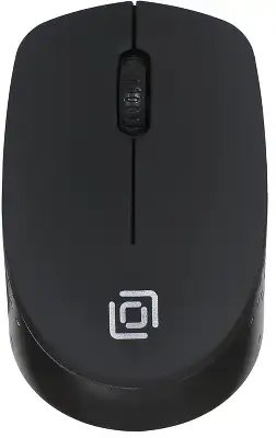 Мышь Оклик 486MW черный оптическая 1600dpi беспров. USB для ноутбука 3but (1196555)