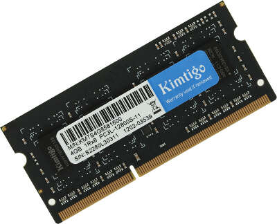 Модуль памяти DDR-III SODIMM 4Gb DDR1600 Kimtigo Aegis (KMTS4G8581600)
