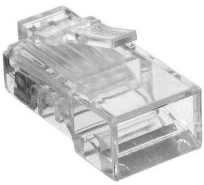 Коннектор UGREEN NW120 (50961) Cat 6 Unshielded RJ45 Modular Plugs 10 шт. Цвет: прозрачный