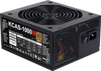 Блок питания 1000W Aerocool ATX KCAS-1000W 80+ bronze