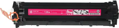 Картридж лазерный HP 128A CE323A пурпурный бар.в компл. (1300стр.) для HP CM1415/CP1525