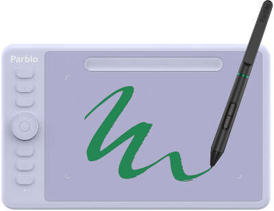 Графический планшет Parblo Intangbo S USB Type-C пурпурный