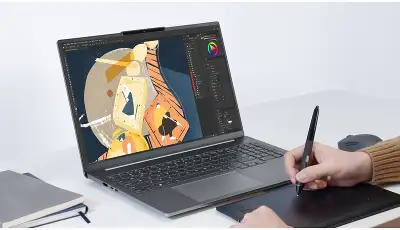 Ноутбук Lenovo Xiaoxin Pro16 AHP9 Ryzen 7 8745H 24Gb SSD1Tb AMD Radeon 780M 2Gb 16" IPS 2.5K (2560x1600) Windows 11 Home grey WiFi BT Cam