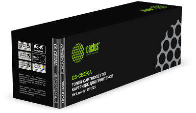 Картридж лазерный Cactus CS-CE320A CE320A черный (2000стр.) для HP LJ CP1525
