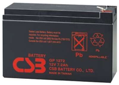Батарея для ИБП CSB GP1272 F2 (12V28W) 12В 7.2Ач
