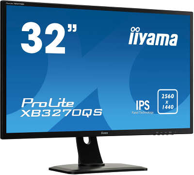Монитор 32" Iiyama XB3270QS-B1 IPS WQHD DVI, HDMI, DP