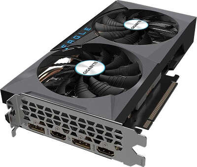 Видеокарта GIGABYTE NVIDIA nVidia GeForce RTX 3060 EAGLE 12Gb DDR6 PCI-E 2HDMI, 2DP