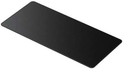 Коврик для мыши и клавиатуры большой из веганской кожи Satechi Vegan-Leather Premium Desk Mat. Цвет: черный