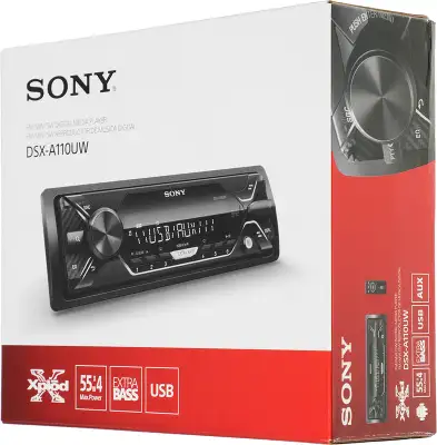 Автомагнитола Sony DSX-A110UW 1DIN 4x55Вт USB 2.0 AUX 1 RDS