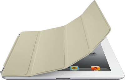 Кожаный чехол Apple Smart Cover для iPad 2/3/4, Cream [MD305]