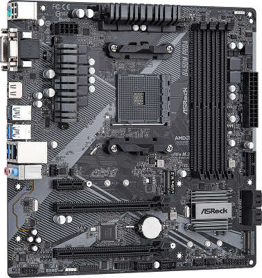 Материнская плата mATX LGAAM4 ASRock B450M PRO4 R2.0