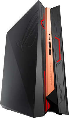 Компьютер Asus ROG GR8 II 6GT022Z i7-7700/16/1000/256SSD/GTX1060 6G/WF/BT/W10H, черный, оранжевый