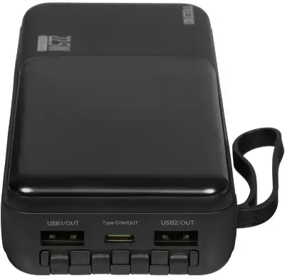 Мобильный аккумулятор Tecno Pocket L201Q 20000mAh QC3.0/PD 22.5W 3A USB-A/2xUSB-C черный (L201Q)