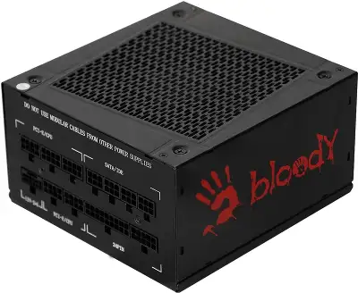 Блок питания Bloody ATX 1000W BD-PS1000G 80+ gold (20+4pin) APFC 140mm fan 12xSATA Cab Manag RTL