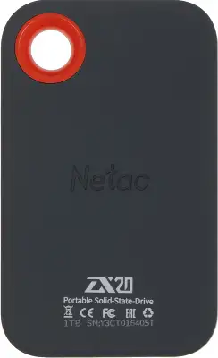 Накопитель SSD Netac USB-C 1000Gb NT01ZX20-001T-32BL ZX20 2.5