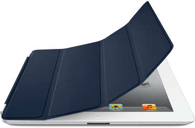 Кожаный чехол Apple Smart Cover для iPad 2/3/4, Navy [MD303]