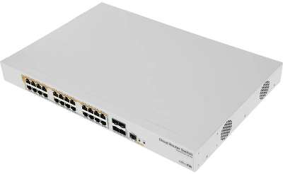 MikroTik CRS328-24P-4S+RM Коммутатор с поддержкой PoE, 802.3af/at, 4 SFP+, 24 x 1000Mbit