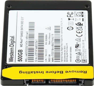 Накопитель SSD WD SATA-III 500GB WDS500G1R0A Red SA500 2.5