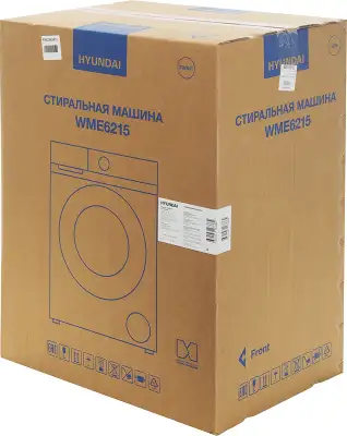 Стиральная машина Hyundai WME6215 класс: A загр.фронтальная макс.:6кг белый инвертер