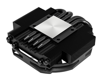 Кулер для процессора ID-COOLING IS-30A BLACK AMD AM5/AM4 низкопрофильный высота 30mm (36шт/кор, TDP 100W, PWM, 4 тепл.трубки прямого контакта, FAN 92mm) BOX