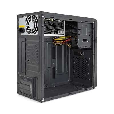 Exegate EX286426RUS Корпус Minitower ExeGate BA-309-450W-8 (mATX, БП AA450 с вент. 8см, 2*USB, HD аудио, черный)