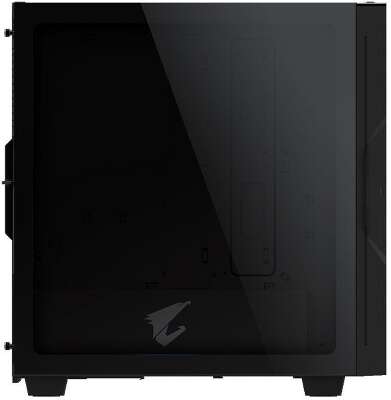 Корпус GIGABYTE AORUS C300 Glass Black, черный, ATX, Без БП (GB-AC300G)