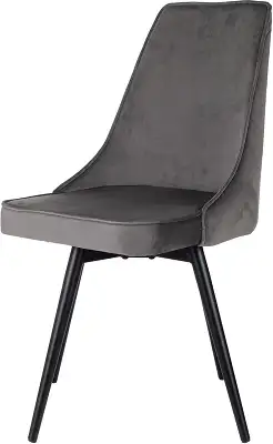 Стул для дома Бюрократ CH-K4_SP_2 с повор.мех. комплект 2шт т.серый Holland 18 металл черный на ножках (CH-K4_1/SP/HL18_2)