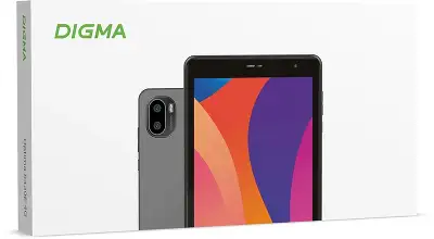 Планшет Digma Optima 8430E 4G T606 (1.6) RAM4Gb ROM64Gb 8" IPS 1280x800 4G Android 14 серый 5Mpix 2Mpix BT WiFi microSD 128Gb 4000mAh