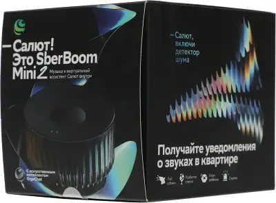 Умная колонка SberBoom Mini 2 чёрный SBDV-00250A SBER